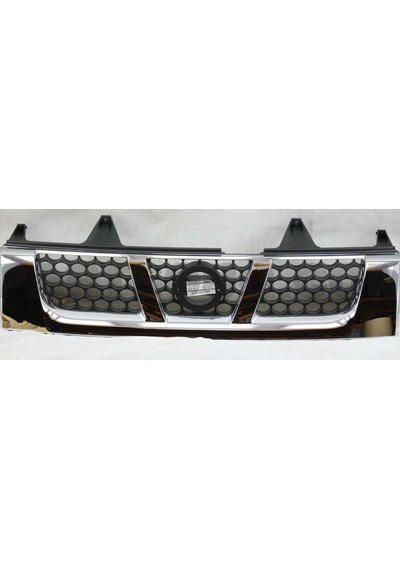 Nissan D22 2002-2004 Pickup Ön Panjur Nikelaj Siyah Oem No: 62310vk100