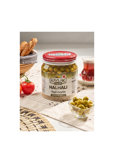 Halhalı Yeşil Zeytin 500 Gr