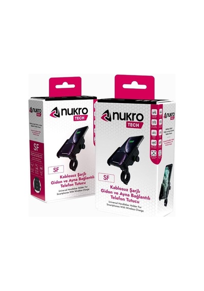 Nukrotech Sf Telefon Tutucu Wıreless Kablosuz Şarjlı Diğer