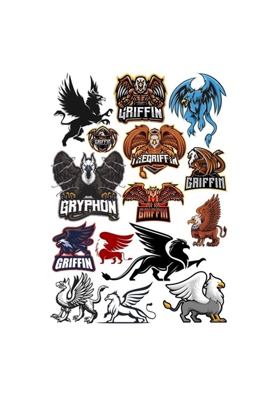 Griffon Sticker Set 9 Parça Telefon, Tablet, Defter, Laptop Sticker