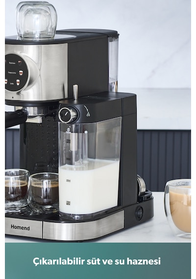Homend Coffeebreak 5015H Süt Köpürtücülü Otomatik Espresso Makinesi