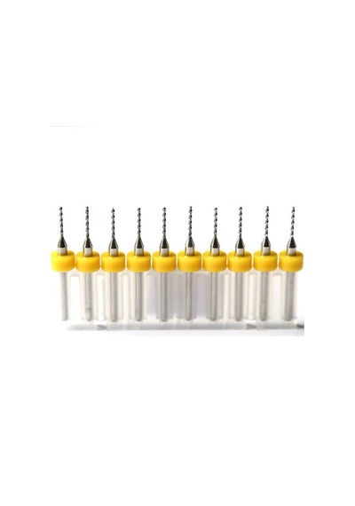 Schulzz 10 Parça 0.50 Mm Matkap Ucu Karbür Delme Mikro