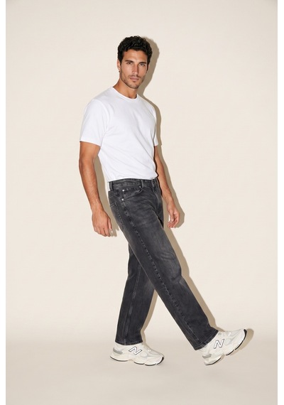 Jsco Erkek N Baggy Jean Pantolon Js5563-f12-n Füme - Siyah