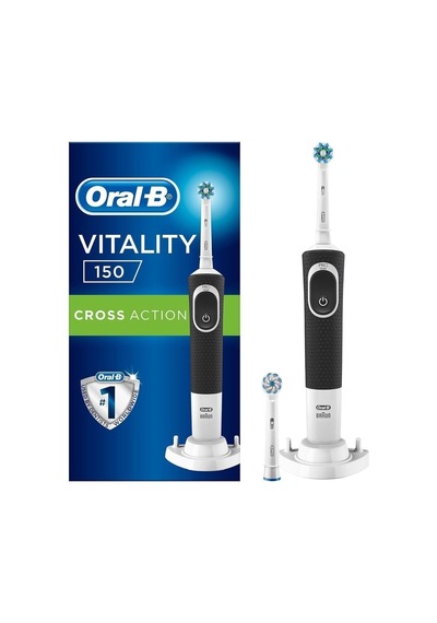 Vitality D150 Şarj Edilebilir Diş Fırçası, Cross Action, 1 Yedek Başlık