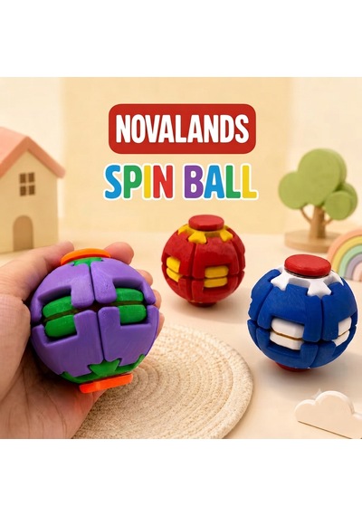 Spin Ball Stres Topu Çelik Rulmanlı 1. Kalite Basmalı Dönen Top