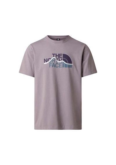 The North Face Mountain Line Regular Erkek Gri Outdoor T-shirt Nf0a8guxg7o1