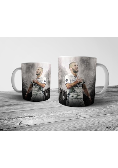 Pixxa Karim Benzema Kupa Bardak Model 3