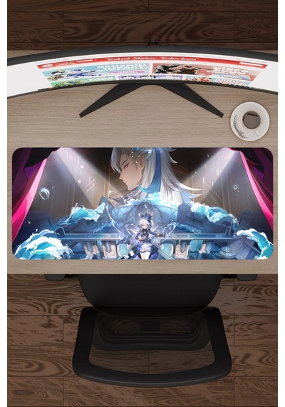 Neuvillette Genshin Impact Anime Gacha V2 - 70x30 Xl Gaming Mouse Pad Fare Altlığı