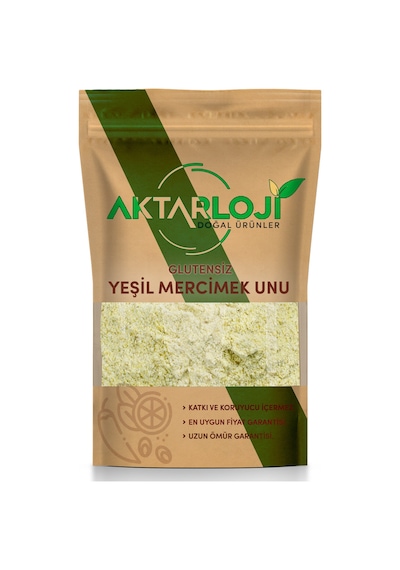 5 Kg Glutensiz Yeşil Mercimek Unu 1. Kalite