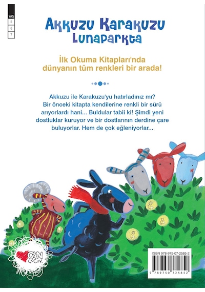 Akkuzu Karakuzu Lunaparkta - Stefano Bordiglioni - Can Çocuk Yayınları