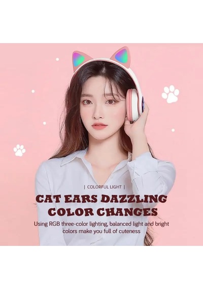 Kedili Kablosuz Bluetooth Kulaklık Led Işıklı Mikrofonlu Raydolu Fm Çocuk Kulaklığı, Kulak Üstü Sevimli Kedi Kulaklık Led Işıklı Katlanabilir Kablosuz Kulaklık Okul/tablet/pc/telefon Mor Kedili Kablosuz Bluetooth Kulaklık Led Işıklı Mikrofonlu Raydolu Fm Çocuk Kulaklığı, Kulak Üstü Sevimli Kedi Kulaklık Led Işıklı Katlanabilir Kablosuz Kulaklık Okul/tablet/pc/telefon Mor