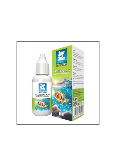 Nanbell Bacterial Plus - Akvaryumlar İçin Bakteri Kültürü 50ml