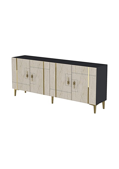 Ka1842atg Made Konsol Ve Tv Sehpası Antrasit-traverten-gold 180cm Antrasit - Traverten - Altın Ka1842atg Made Konsol Ve Tv Sehpası Antrasit-traverten-gold 180cm Antrasit - Traverten - Altın