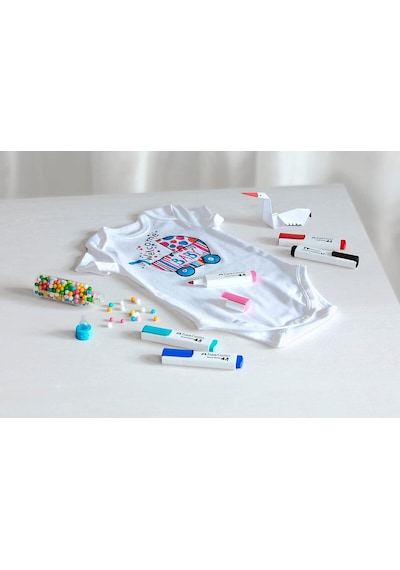 Tekstil Markörü,pastel 5 Li Karışık