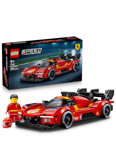 LEGO® Speed Champions Ferrari 499P 77261 - 9 Yaş ve Üzeri için Gerçekçi Detaylar İçeren Yaratıcı Oyuncak Yapım Seti (329 Parça)