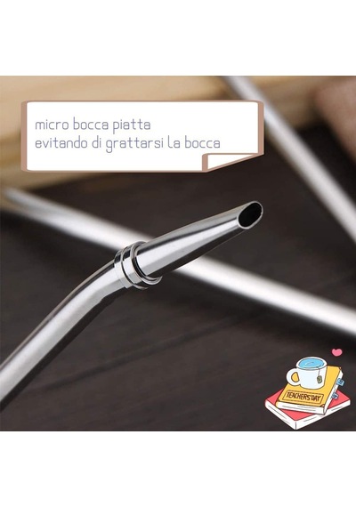 Promar Pipet, Paslanmaz Çelik, 1 Adet, El Aleti Yerba Mate Bombilla Çok Renkli