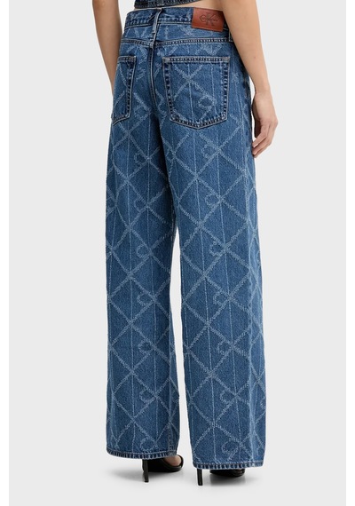 Calvin Klein Bayan Kot Pantolon Lv047d709g Yy2 Mavi Mavi