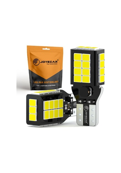 Unıversal Joyecar Gt9 Serisi T15 W16w 921 Geri Vites Led Far Ampulu Beyaz - Joyecar Gt9t15
