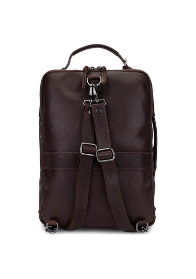 Bruno Shoes Bruno Rossi Bag Erkek Hakiki Deri Kahverengi Sırt Çantası 1048 331 Erk Canta Sk24-25 Coffee Kahverengi