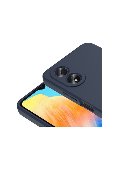 Oppo A38 Kılıf Yumuşak Silikon Kamera Korumalı Lansman Pazarplus Koyu Yeşil