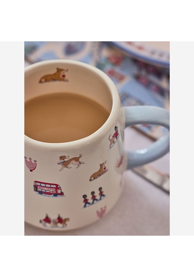 London Billie Krem Stoneware Kupa 340 Ml