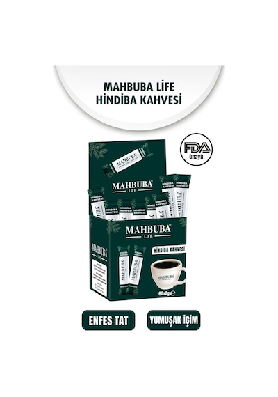 Mahbuba Hindiba  Form Kahvesi Glutensiz Kahve 1 Aylık - 60 Kullanım Net 120gr Diğer