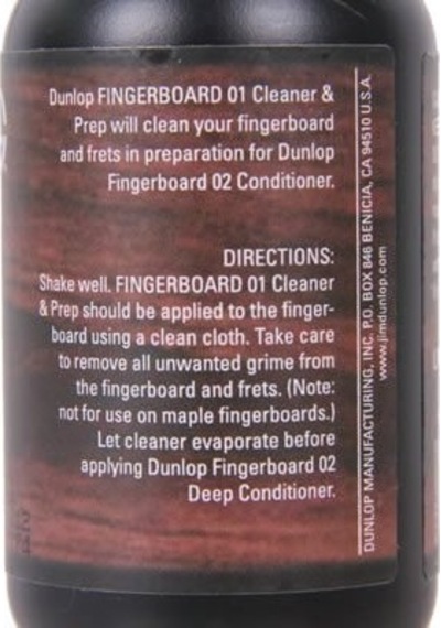 Jim Dunlop 6524 Fingerboard 01 Cleaner Prep Klavye Temizleyici