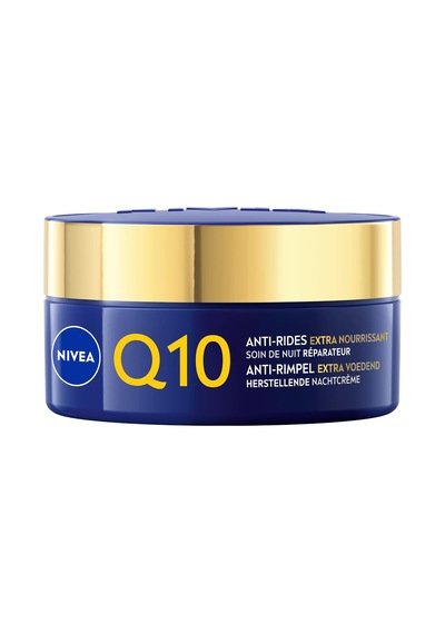 Tr Q10 Kırışıklık Karşıtı Ekstra Besleyici Gece Bakım Kremi 50ml, Kuru Ve Olgun Ciltler, Argan Yağı