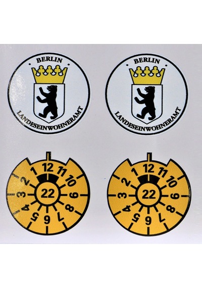 Plaka Sticker - Avrupa Birliği Plaka Sticker - Plaka Pul Sticker (481661307)