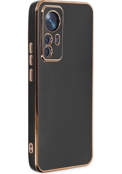 Uryport Xiaomi Mi 12t Pro Kılıf Volet Silikon - Siyah