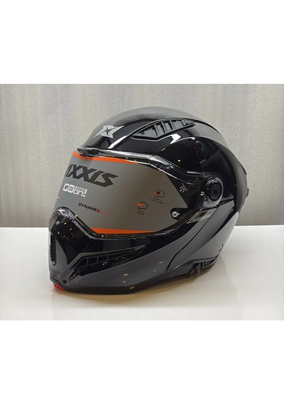 Axxıs Kask Fu409sv Ghostfıghter Sv Solıd A1 Parlak Siyah