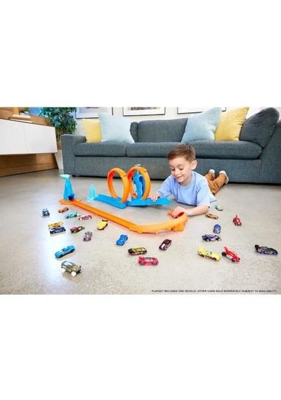 Track Creator Triple Loop Kit, Jdw39 Çok Renkli