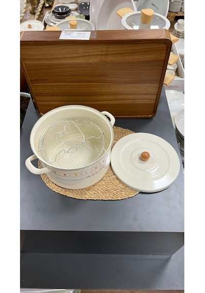 Made Wıth Love Emaye Kızartma Tenceresi - 24 Cm Çok Renkli
