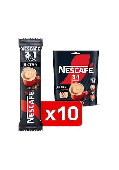 Nescafe 3ü1 Arada Extra Kahve 16,5 Gr X 40 Adet Çözünebilir