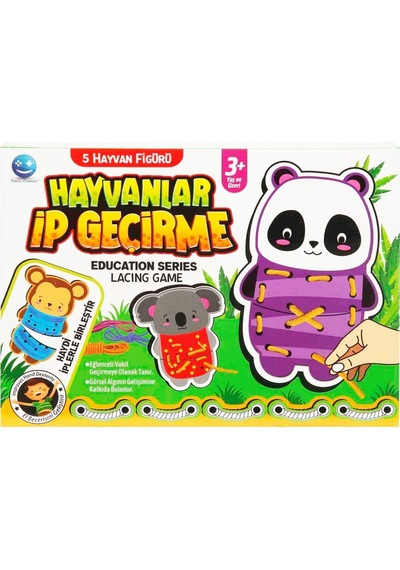 Hayvanlar İp Geçirme Oyunu: El Becerilerini Ve Hayal Gücünü Geliştirir