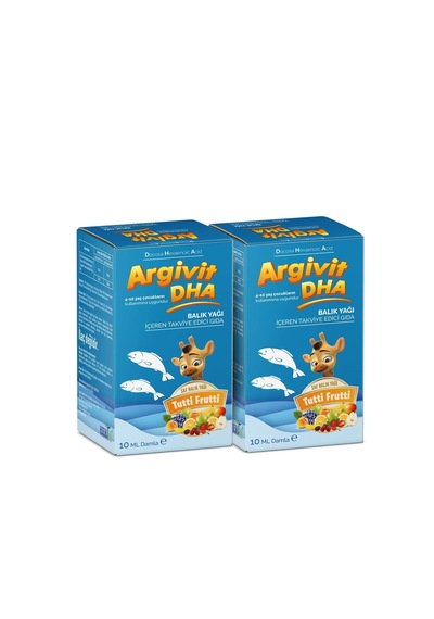 Argivit Dha Damla Balık Yağı 2 x 10 ML