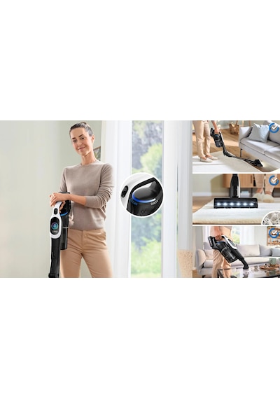 Bosch BCS1041WAC Unlimited 10 Dikey Şarjlı Süpürge
