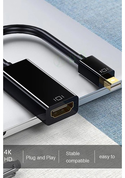 Mini Displayport Hdmı Dönüştürücü Adaptör Siyah Mndp2hd
