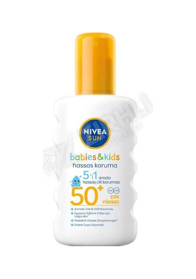 Nivea Sun Kıds Hassas Koruma Güneş 50+ Sprey 200 Ml