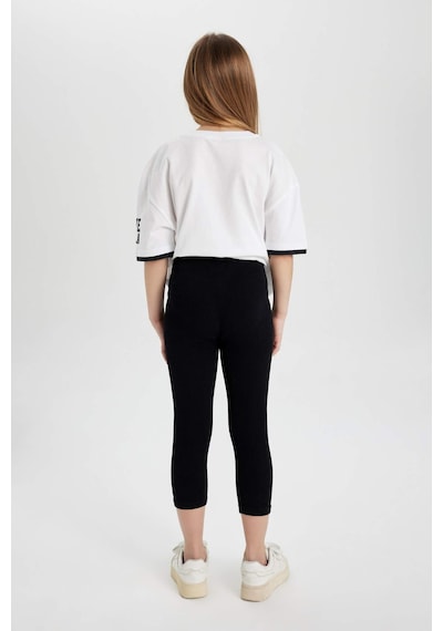 Defacto Midi Seamless Tayt Kız Çocuk C1532a824smbk81 Siyah-bk81
