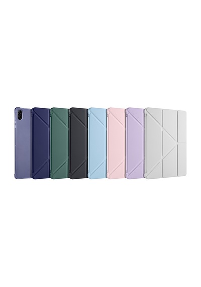 Honor Pad X8a Kılıf Stand Olabilen Kalemlikli Pu Deri Tablet Kılıfı Kapaklı Kılıf