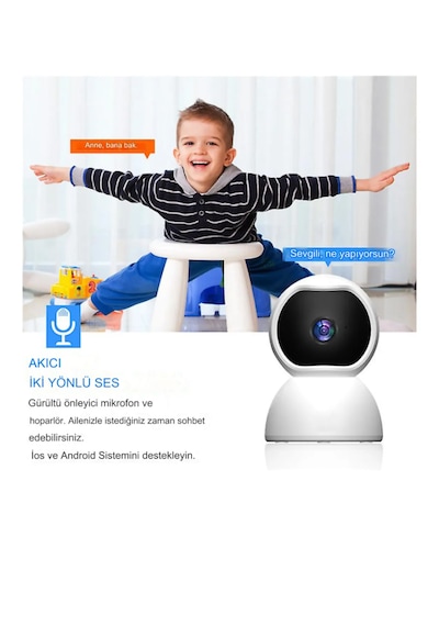 Wifi Güvenlik Kamerası 2mp 1080p Hd Akıllı Ip Kamera Onvif V380
