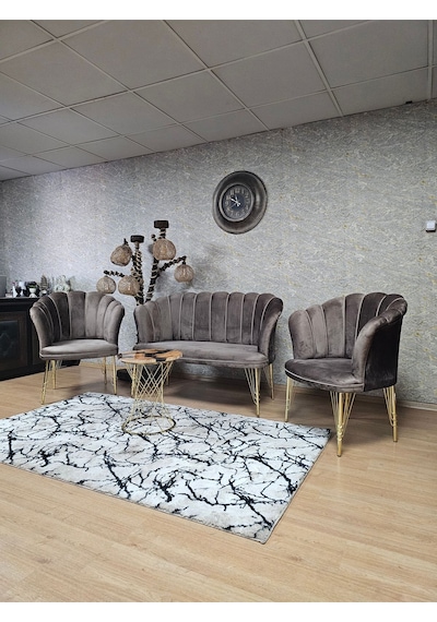 Zafir Gold Kaplama Tel Ayak Papatya Çay Seti Koltuk Takımı , Balkon, Salon, Ofis, Cafe Koltuk Takımı Kahverengi Zafir Gold Kaplama Tel Ayak Papatya Çay Seti Koltuk Takımı , Balkon, Salon, Ofis, Cafe Koltuk Takımı Kahverengi