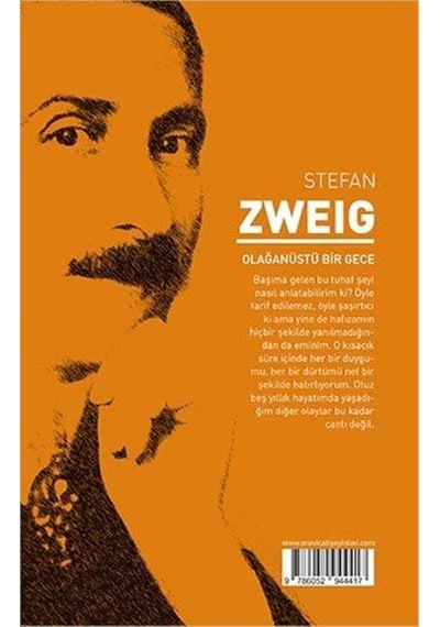 Olağanüstü Bir Gece-Stefan Zweig Kitaplığı - Stefan Zweig - Mavi Çatı Yayınları