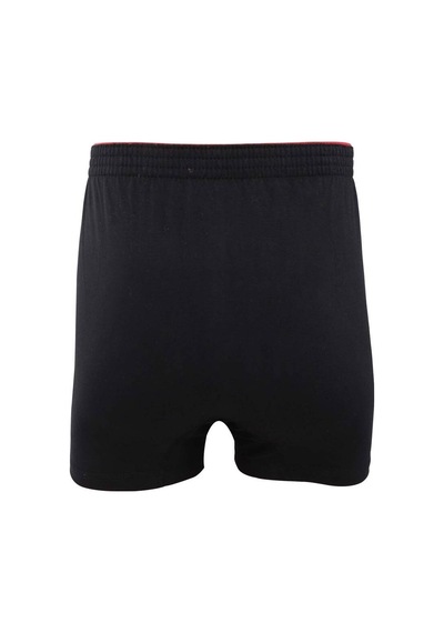 Tutku Penye Düz Boxer 117 6'Lı Paket | Siyah