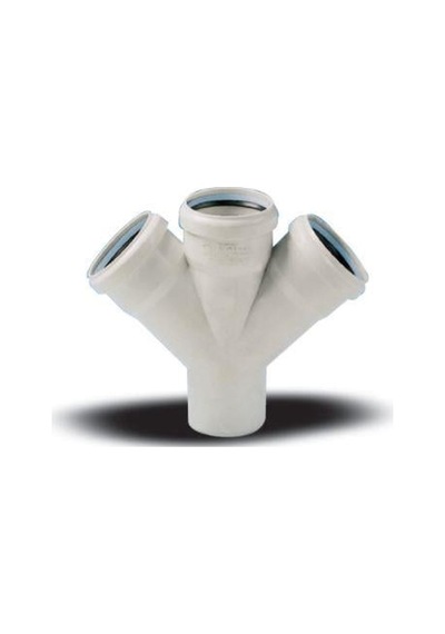 Ege Yıldız 110x110x110 Pvc Çift Çatal 3,2 Mm - Mir-290160