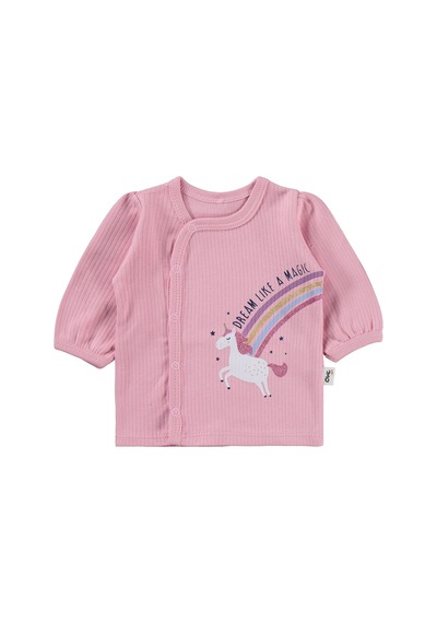 Civil Baby Unicorn Baskılı Zıbın Takımları - Pembe