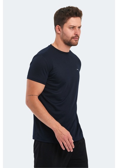 Slazenger OMAR KTN Erkek  Siyah Tişört