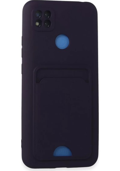 Newface Xiaomi Redmi 9c Kılıf Kelvin Kartvizitli Silikon - Derin Mor