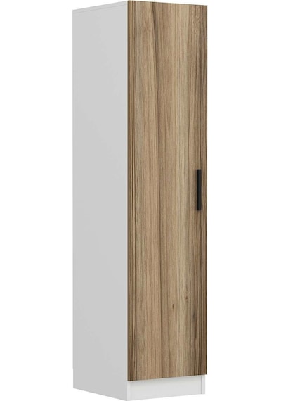 Minar Kale 1 Kapaklı Raflı Dolap Beyaz - Dore 190cm